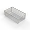 Anysizebasket Light Duty Basket: 10Lx6Wx3H, 304 SS, No Handles, Mesh: 2 x .063 FLB-100060030-N02S - alternate 1